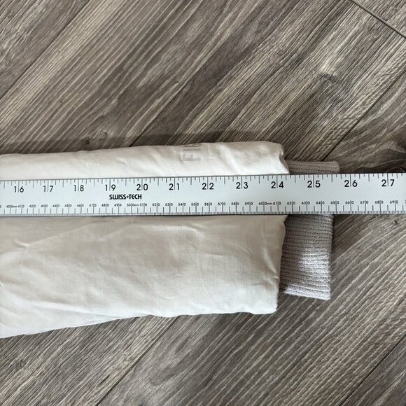 FIG Down Filled Womens Winter Long Jacket Oslo Parka Coat Beige Gray Hooded Snow - Picture 8 of 16